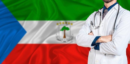 Equatorial Guinea national health system. Equatorial Guinea health and medical insurance concept