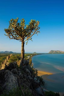 Panoramic view from Wat Khao Chong Krachok, Prachuap Khiri Khan, Prachuap Khiri Khan Province,