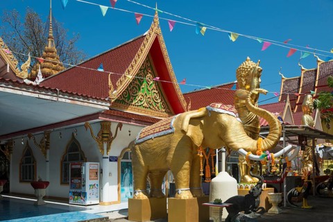 Wat Klong Wan Phra Aram Luang, Prachuap Khiri Khan, Prachuap Khiri Khan Province, Central Thailand,