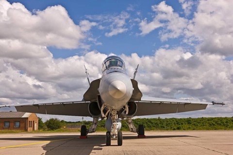 McDonnell Douglas FA-18D Hornet jet-powered twin-engine, two-seater multi-purpose fighter aircraft,