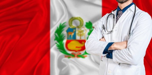 Peru national health system. Peru health and medical insurance concept