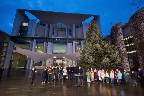 Prof. Dr. Andreas Bitter, President AGDW - Die WaldeigentÃ¼mer e.V., speaks at the handing over of