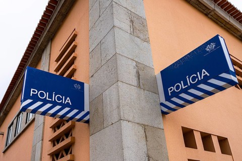 Police Station of the Policia Maritima in Cascais, Portugal