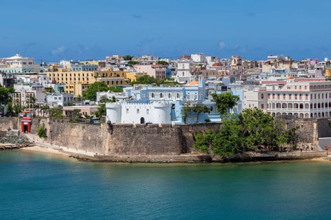 La Fortaleza in Old San Juan serves as the residence of the Governor of Puerto Rico