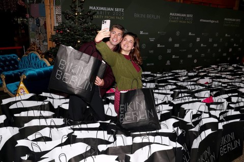 Maximilian Seitz, Ronja Forcher, 5th Charity Celebrity Pack 2025 campaign for Street Sweeper e.V.
