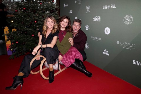 Luise BÃ¤hr, Ronja Forcher, Maximilan Seitz, 5th Charity Celebrity Pack 2025 campaign for street