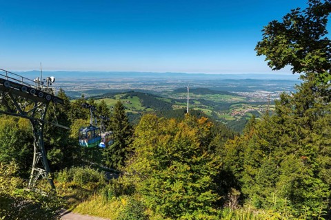 The Schauinsland Railway, Germany's longest cable car, Freiburg im Breisgau