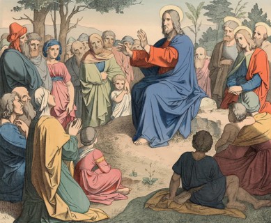 Biblical story, The Predict on the Mountain, one of the most famous and effective texts of the New
