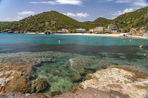 Kalamos beach, Euboea or Evia island, Greece
