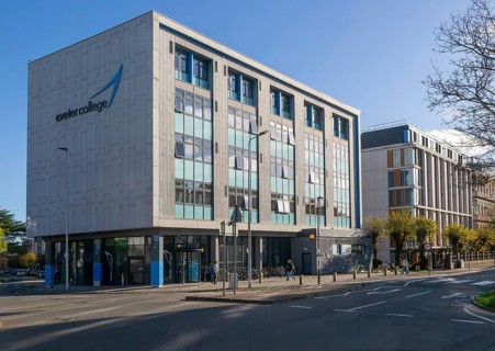 Maths and Science Centre building, Exeter College further education college, Queen Street, Exeter,