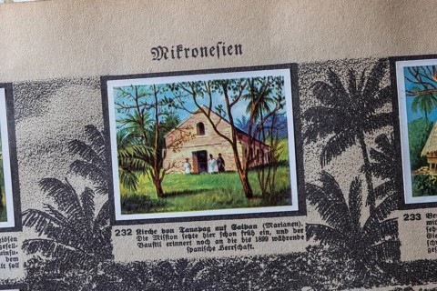 German colonies. Micronesia. An anthology published by Cigaretten-Bilderdienst Dresden from 1936.