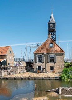 SchleusenwÃ¤rterhaus, Hindeloopen, Friesland, Netherlands