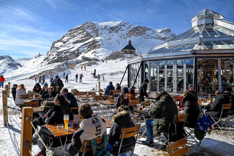 Bergrestaurant Sonnalpin am Zugspitzplatt, Grainau Municipality, Garmisch-Partenkirchen District,