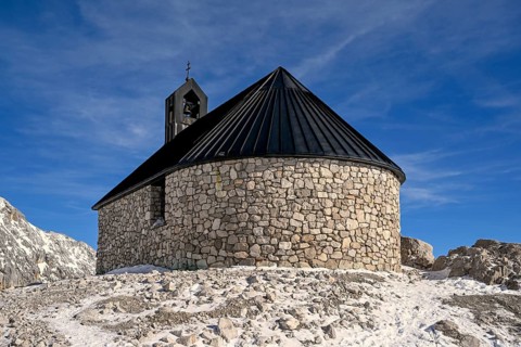 Kapelle Maria Heimsuchung am Zugspitzplatt, Grainau Municipality, Garmisch-Partenkirchen District,