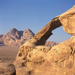 Natural rock bridge, Wadi Rum, Jordan