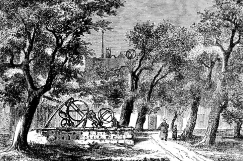Observatory in Beijing, determining the position of the moon and sun, stars, observing, astronomy,