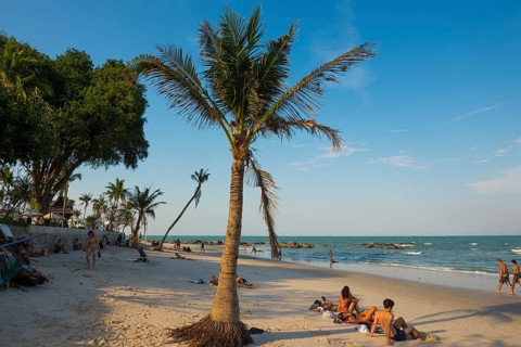 Hua Hin Beach, Hua Hin Beach, Hua Hin, Prachuap Khiri Khan, Central Thailand, Thailand