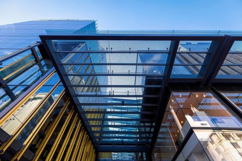 Auckland skyline and financial downtown city center