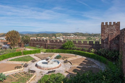 Castelo de Silves, the castle of Silves, Portugal