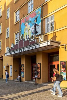Kultkino Babylon am Rosa Luxemburg Platz, arthouse cinema opened in 1929, some of whose films are