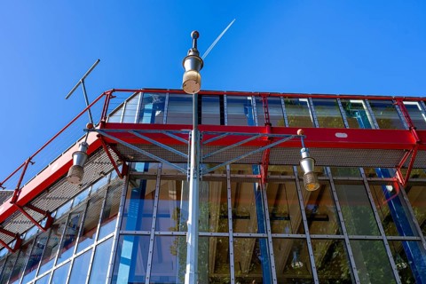 Entrance to the Einstein Center for Mathematics building at the Technical University of Berlin on