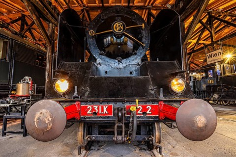 Legendary French Locomotive La France, Operating Number 231.K 22, Railway Museum, Augsburg Railway