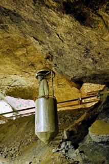 Old person basket, salt mine, Bex, Canton of Vaud, Switzerland