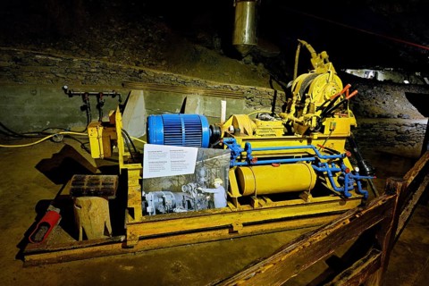 Salt extraction machine, salt mine, Bex, Canton of Vaud, Switzerland