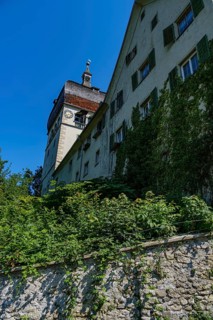 The Martinsturm, a local landmark in the Upper Town, the historic old town of Bregenz am Lake