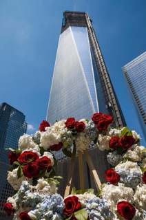 High-rise construction site, skyscraper construction, One World Trade Center, Freedom Tower, 9-11