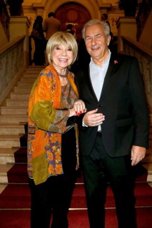 Judith Winter and Klaus Wowereit at the eighth GÃ–TZ GEORGE PRIZE ceremony at the