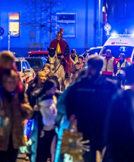 Safety at the Martin train in Essen-RÃ¼ttenscheid, the parish of St. Lambertus, accompanied by