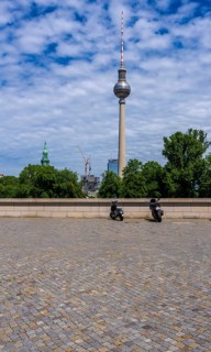 Berlin television tower at Alexanderplatz, Germany