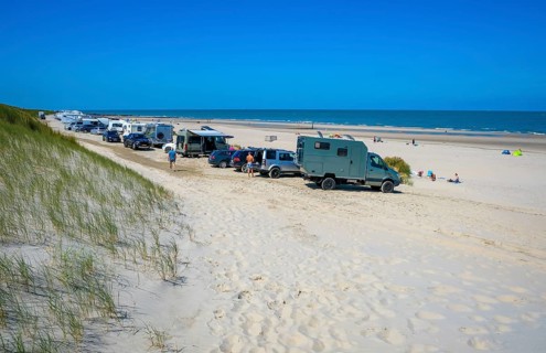 Westkapelle, Zeeland, Netherlands - Westkapelle car beach near Domburg. Here it is permitted to