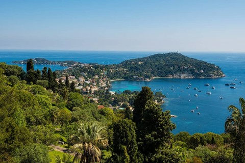 Panorama, Saint-Jean-Cap-Ferrat, Cap Ferrat, Alpes Maritimes, Provence Alpes Cote d'Azur, French