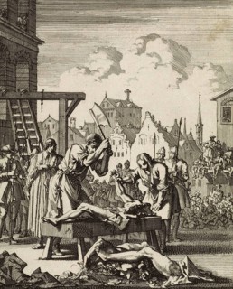 Execution of Sir Thomas Armstrong (born around 1633 in Nijmegen, died 20 June 1684 in London),