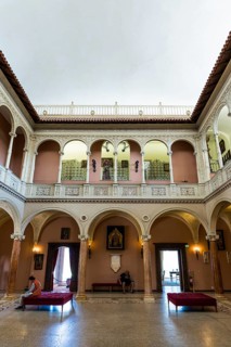Interior view, Villa Ephrussi de Rothschild, Saint-Jean-Cap-Ferrat, Cap Ferrat, Alpes Maritimes,