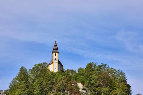 St. Pankraz, Roman Catholic pilgrimage church, Pankrazfelsen, church, mountain landscape, rocks,