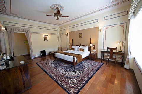 Luxurious room at The Tigress Ramthambore, Sawai Madhopur, Rajasthan, India