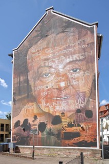 Magda Brown by AKUT 2020 - Against Forgetting, Holocaust survivor Magda Brown, memorial against