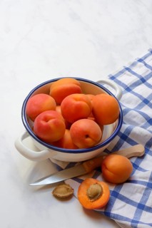 Apricot, apricots in shell, Prunus armeniaca