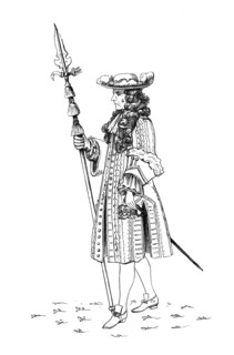 A gentleman pensioner, The Honourable Band of Gentlemen Pensioners, 1687, Bodyguard of the British
