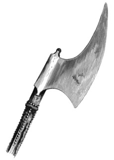 Ceremonial beheading axe from the 16th century, carried by the Master Gaoler of the Tower of London