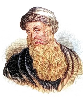 Epiphanios of Salamis, Latin Epiphanius (born around 315 in Besanduk near Eleutheropolis, died 12