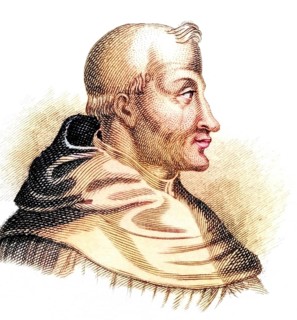 Thomas Aquinas (born shortly in front of or shortly after New Year's Day 1225 at Roccasecca Castle