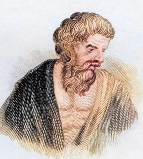 Aristomacho, a Greek painter or sculptor of unknown date, from the book Crabbe's Historical