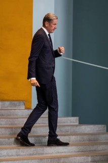 Mathias Döpfner (CEO of Axel Springer SE) after the Made for Germany investment summit at the