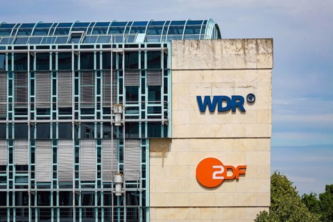 Düsseldorf, North Rhine-Westphalia, Germany - Funkhaus Düsseldorf with the television stations WDR
