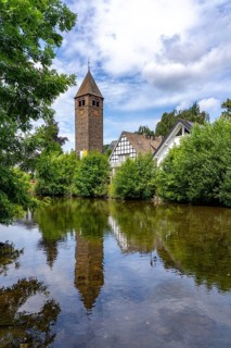Saalhausen, Lennestadt, on the Sauerlandring cycle path, an 84 km long circular cycle path between