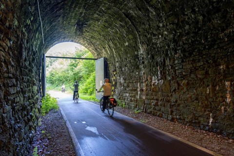 Sauerlandring cycle path, an 84 km long circular cycle path between the towns of Finnentrop,